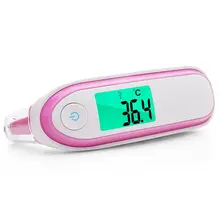 Lcd Digital Infrared Baby Thermometer Non-Contact Ear & Forehead Body Temperature Baby Adult Medical Fever Thermometer thermometer digital body temperature fever measurement forehead non contact infrared lcd ir thermometers for baby kids adult