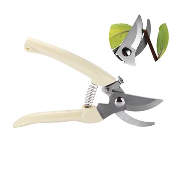 

1PC High quality Anti-slip Secateurs Garden Hand Tool Pruning Scissor Stainless Steel Cutting Pruners Tree Branch Shear
