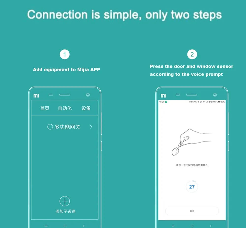 xiaomi датчик двери окна карманный размер xiaomi умный дом наборы сигнализации работа с шлюзом mi jia mi Home app