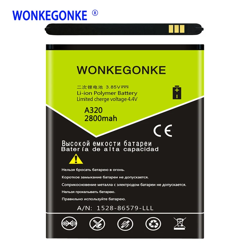 WONKEGONKE Li3822T43P3h716043 Аккумулятор для ZTE blade A320 A30 батареи батарея | Мобильные телефоны и
