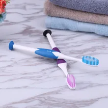 2 шт вечернее платье с рисунком зубная щетка мягкая нано-Антибактериальная щетка Персональный Уход зубная щетка для ухода случайный цвет