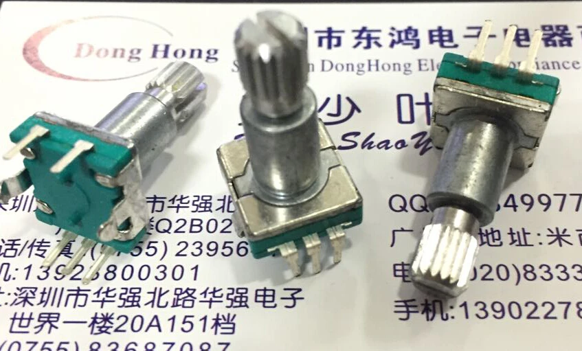 -2pcs/bag Taiwan TTC genuine EC11 type code switch 30 positioning number 15 pulse belt shaft length 17MM | Отзывы и видеообзор -32822129906