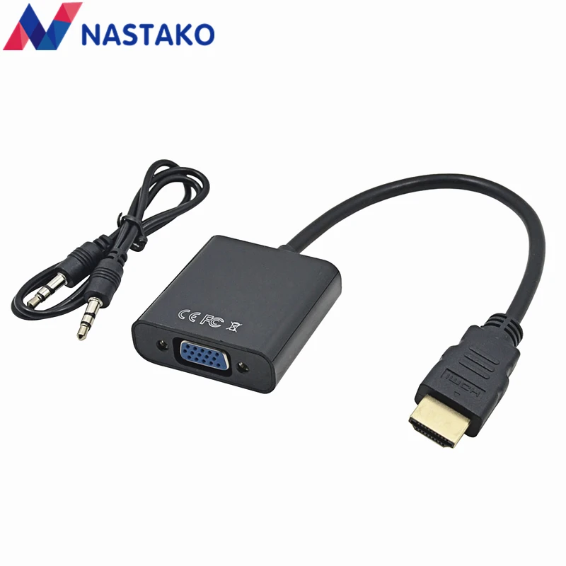 NASTAKO HDMI Male to Female VGA Video Adapter Converter HDTV CRT