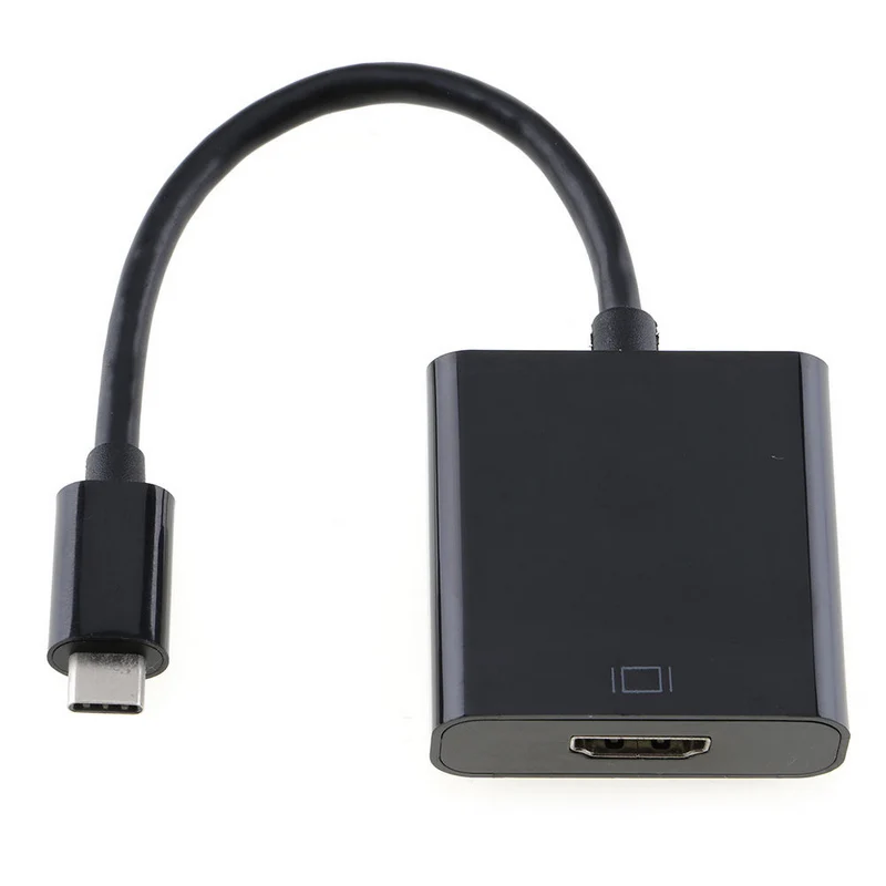 Подключите и играйте USB 3,1 type-C Мужской к HDMI Женский кабель конвертер 1080P 4K 2K адаптер не требуется программного обеспечения