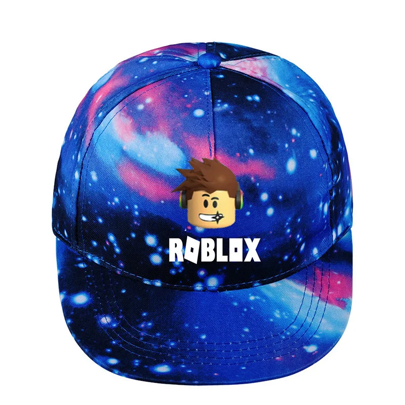 kids cotton roblox cap hat with pixel design roblox