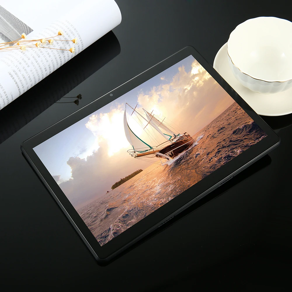 6G+ 128 Гб закаленное стекло 2.5D 10 дюймов планшетный ПК Android 9,0 6 ГБ ОЗУ 128 Гб ПЗУ 1280*800 ips 3g 4G LTE Рог громкий планшет 10 10,1"