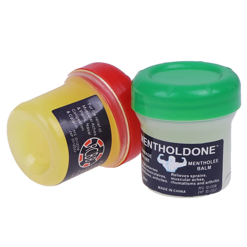 Dizziness Refreshing Massage Essential Oil Cooling Mint Balm   For Anti Mosquito Headache Relief Motion Sickness Balm