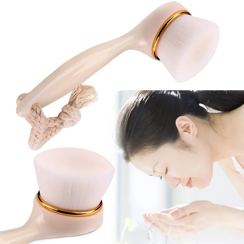 

Bamboo Charcoal Facial Cleaning Brush Soft Hair Face Wash Brushes Pore Cleanser