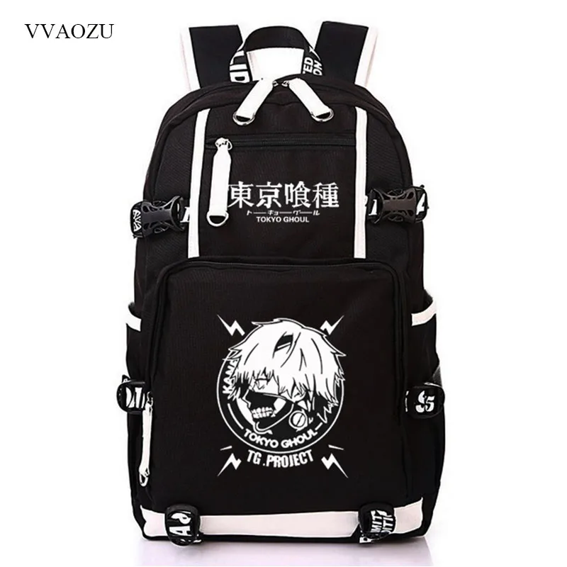 

Рюкзак Kaneki Ken для косплея, вместительный Повседневный дорожный рюкзак, школьный ранец для подростков, Токийский Гуль