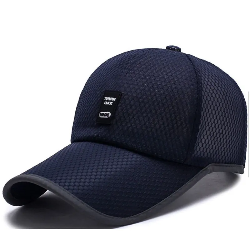 

Outdoor Sport Style Sun Protection Breathable Quick Dry Baseball Cap Men Women Mesh Eyelet Panel Cap Black White Beige Gray Navy