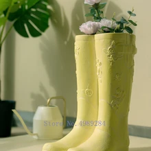 Креативный зонтница, дождевые сапоги, цветочный горшок, цветок для украшения сада, композиция, современные аксессуары для украшения дома