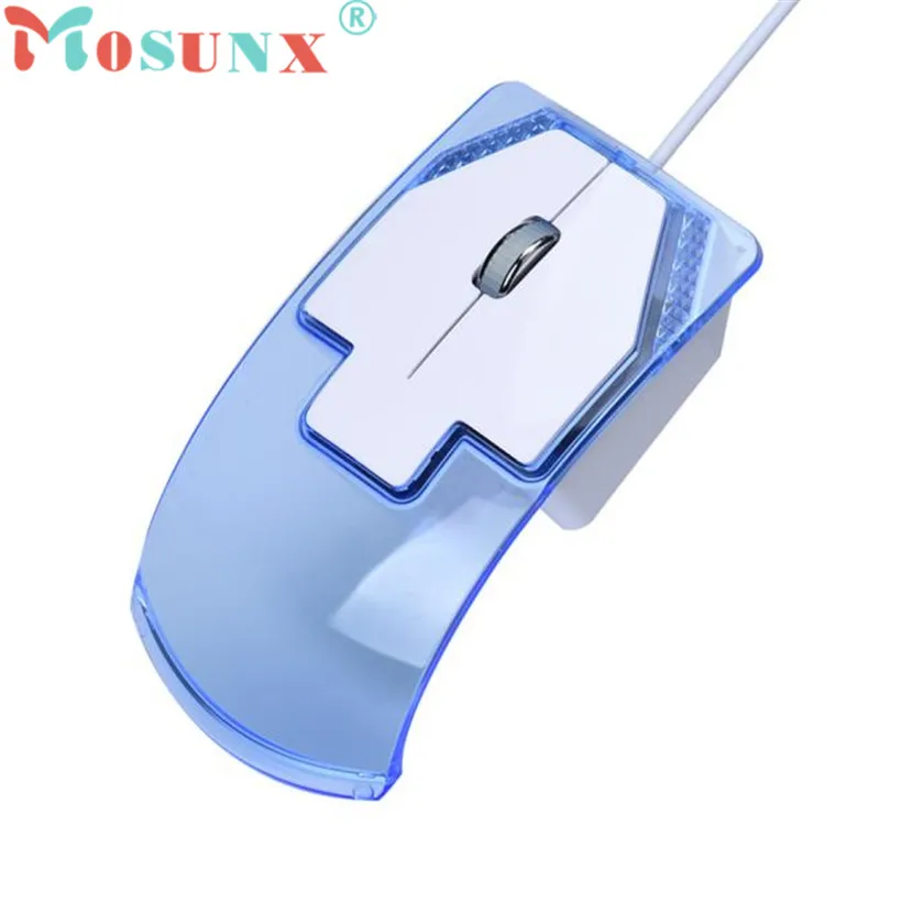 Mosunx Advanced, 1600 dpi, Оптическая USB, светодиодный, Проводная игровая мышь, Мыши для ПК, ноутбука, компьютера, синий,, лидер продаж, 1 шт