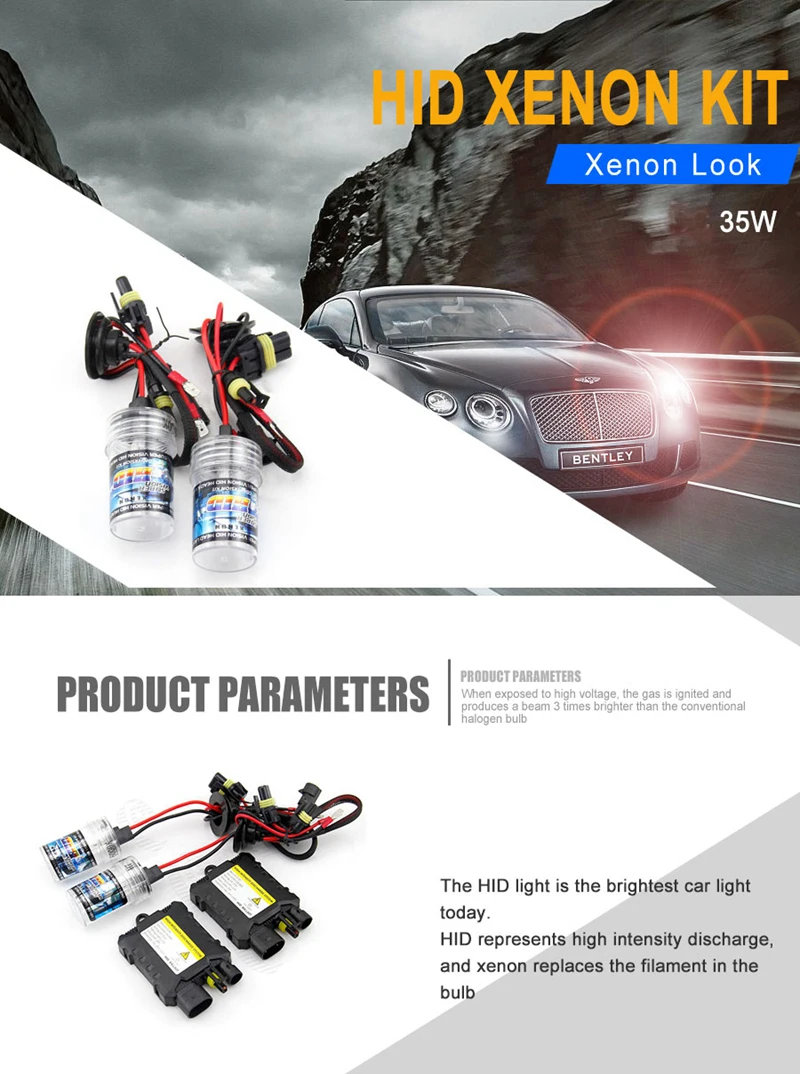 35w xenon H7 kits