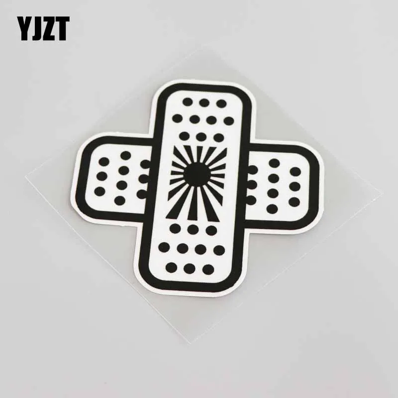 

YJZT 10.1CM*10.1CM Cartoon Interesting Band Aid Car-styling Car Sticker Decal PVC Graphical 13-0026