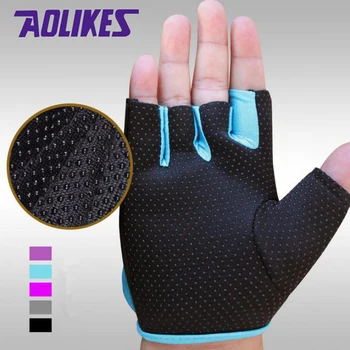 

Brand Anti-skid Men & Women Gloves Body Building Exercise Sports Fitness Gloves Crossfit Drop Shipping AGL003