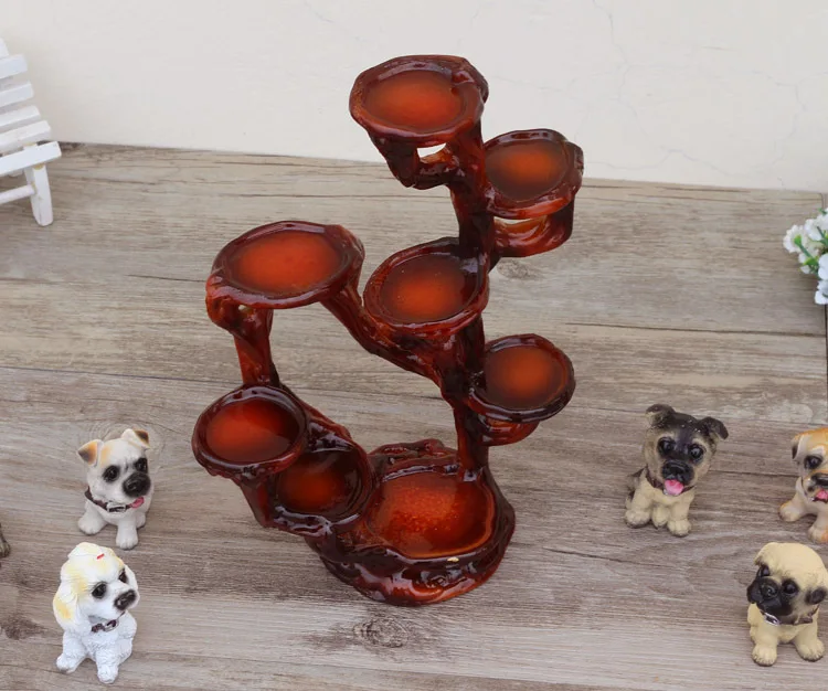 12 قطع البسيطة لطيف الكلاب مع شجرة حامل الحرف المنزل الديكور خزانة ديكور عيد الميلاد هدية عيد ميلاد للأطفال