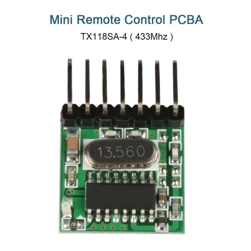 5 шт. 433 МГц Универсальный беспроводной радиочастотный передатчик обучающий код 1527 модуль кодирования 433 МГц пульт дистанционного управления переключатель для Arduino Diy