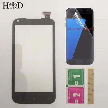 

4.5'' Mobile Touch Screen For DNS S4505 S4505M Phone TouchScreen Digitizer Panel Glass Lens Sensor Touch Screen + Protector Film