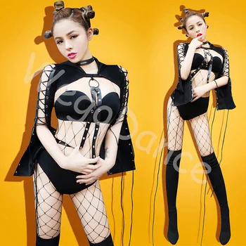 

Dance nightclub sexy singer DJ clothes DS costumes sexy jazz dance costume new gogo clothing women