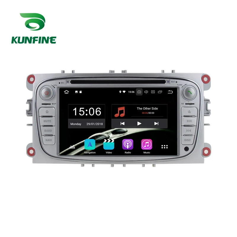 Android Car DVD GPS Navigation Multimedia Player Car Stereo For FORD FCOUS (2007-2010) Silver 8.0 Radio Headunit (5)