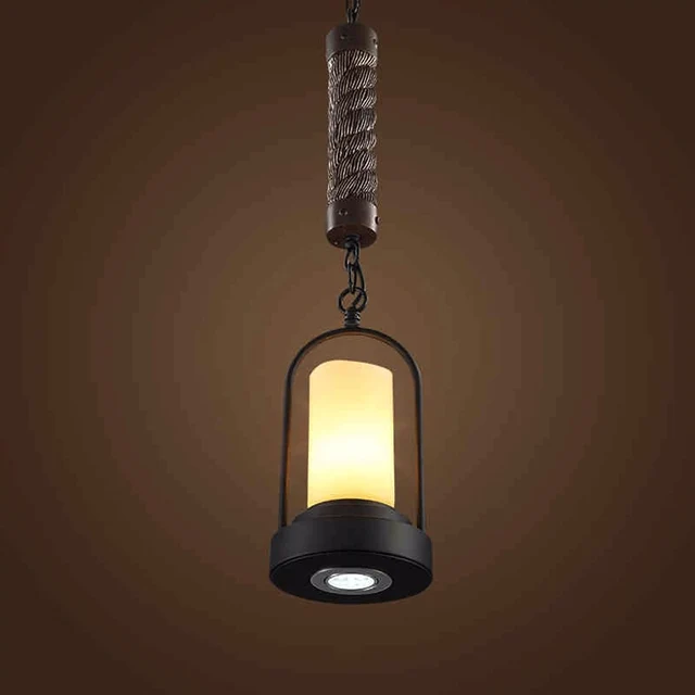 Estilo europeo Retro Arte Industrial Led Candelabro Chandelier Hotel