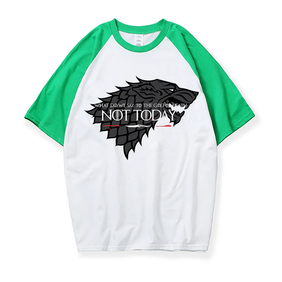 

Dracarys Game Of Thrones Fire & Blood Winter Is Coming Men Raglan T Shirts Print Summer Cotton Tops Tees Men Short Sleeve Shirt