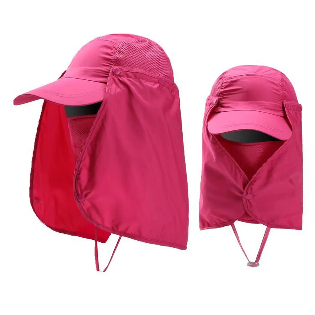 

Unisex Flap Sun Hat Removable Neck Face Flap Cover Fashion Caps for Summer 1PC Cycling, Hiking, Fishing Outdoor