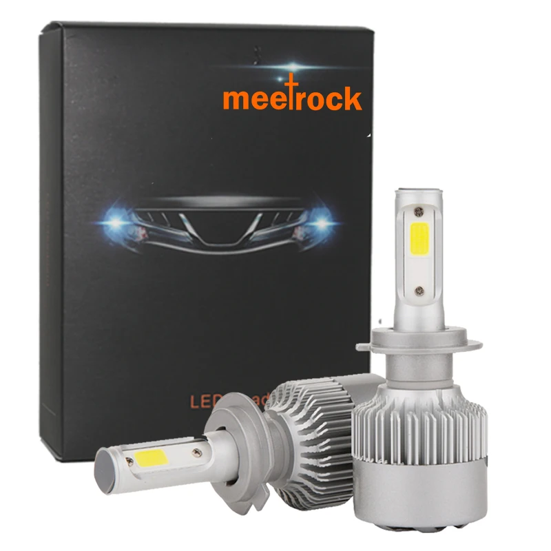 Meetrock Автомобильная фара H7 светодиодный H4 H8/H9/H11 HB3/9005 HB4/9006 9007 h3 H1 880 лампа