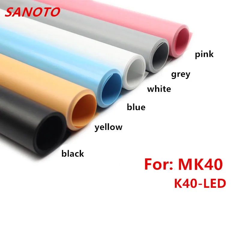 Софтбокс SANOTO MK40 и K40 LED 6 цветов 40x50 см ПВХ материал анти фон без складок для