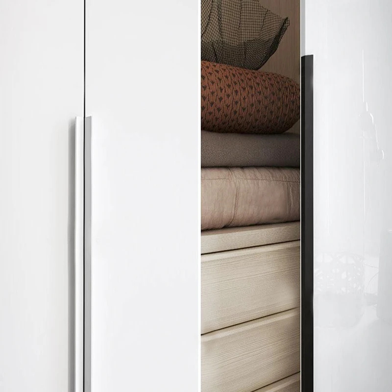 Современная Модульная отдельно стоящая мебель для спальни белый 8 дверный шкаф