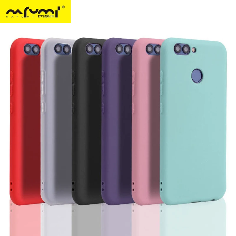 

Case For Huawei Nova 2 case Silicone tpu Soft Back Cover For Huawei Nova 2 Plus Crystal and Matte solid colors Case
