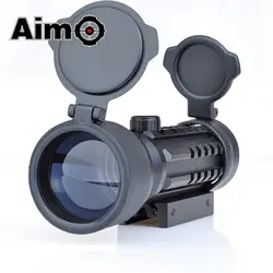 Aim-O Red Green Dot Охотничья винтовка Прицел 2x42 11 мм или 20 мм Вивер Крепление Рельс оптический прибор для страйкбола AO3013