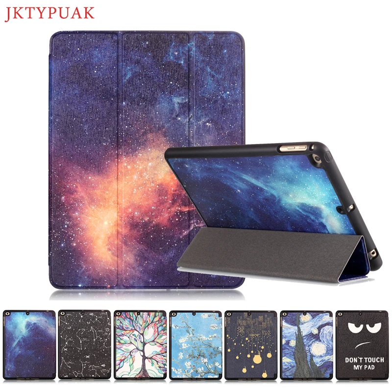 Чехол для iPad 9 7 2018 (6 го поколения)/2017 (5 поколения) Air 2 и 1 умный чехол с держателем