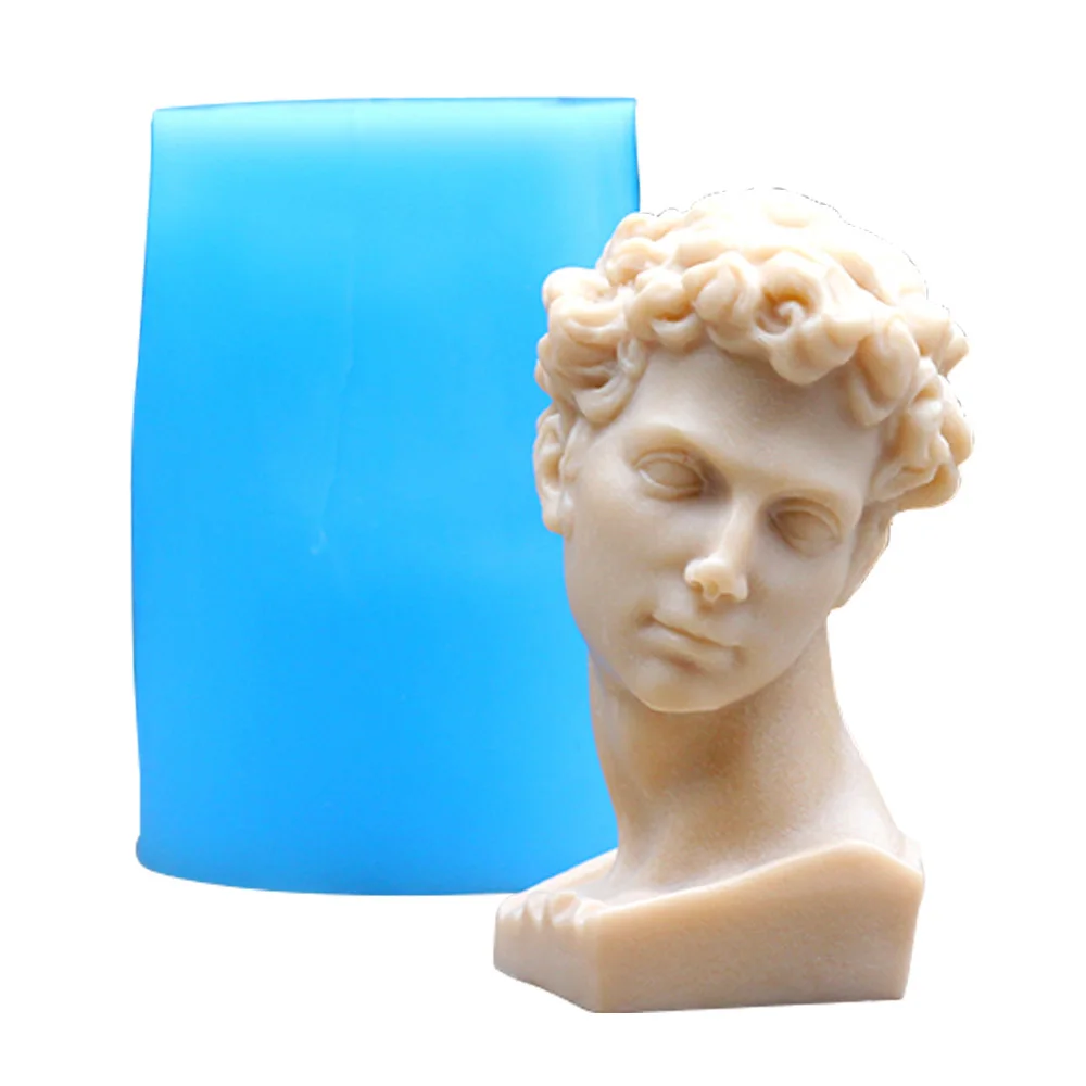 Силиконовая форма для мыла Nicole, сделай сам, ручная работа, инструмент для изготовления свечей, известная скульптура, гипсовая статуя, форма - Цвет: R1757