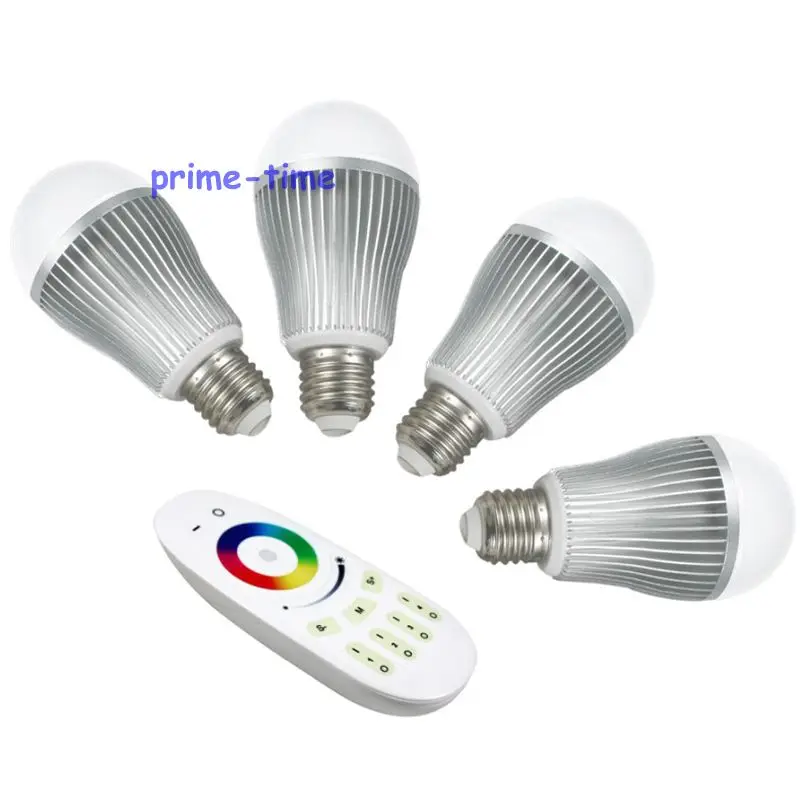 

Milight 4-Zone RF Touch Remote Controller + 4pcs 2.4G E27 9W RGBW RGBWW RGB+ Cool/Wam White Full Color Dimmable WiFi LED Bulb