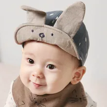 Высококачественная удобная детская складная солнцезащитная Кепка с милым кроликом украшение для ушей уличная спортивная одежда Походное Снаряжение