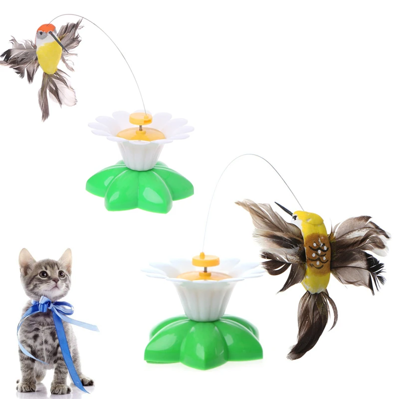 battery operated butterfly cat toy
