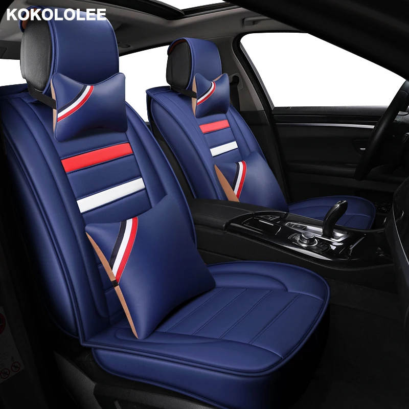 kokololee Universal Leather Car seat cover for Jaguar all models XF XE