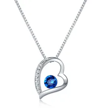 2019 New Blue clavicle chain boutique Love Festival Valentine’s Day gifts ladies high-end exquisite fashion jewelry