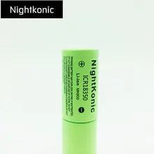 Высокое качество Nightkonic 8 шт./лот ICR 18350 аккумуляторная батарея 900 mAh 3,7 V литий-ионная батарея с плоским верхом