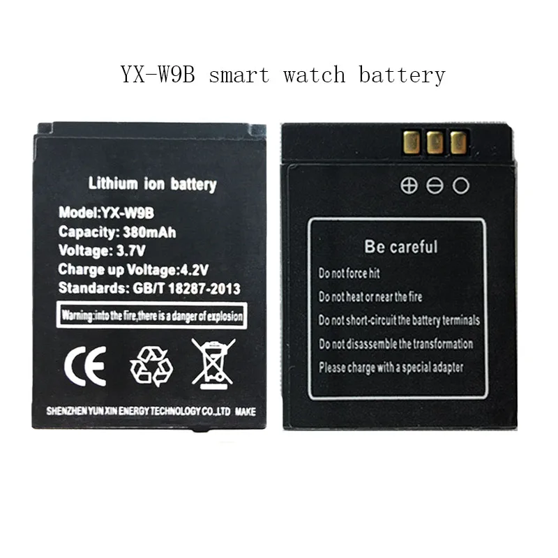 Octelect Yx W9b Battery For Watch Phone Battery 380 Mah For Dz09 Smart Watch Battery Battery Accessories Aliexpress