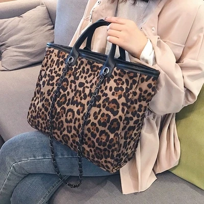 

luxury handbags women bags designer 2019 leopard Dumplings Big bag shopper bag female totes leather shoulder bags sac a main