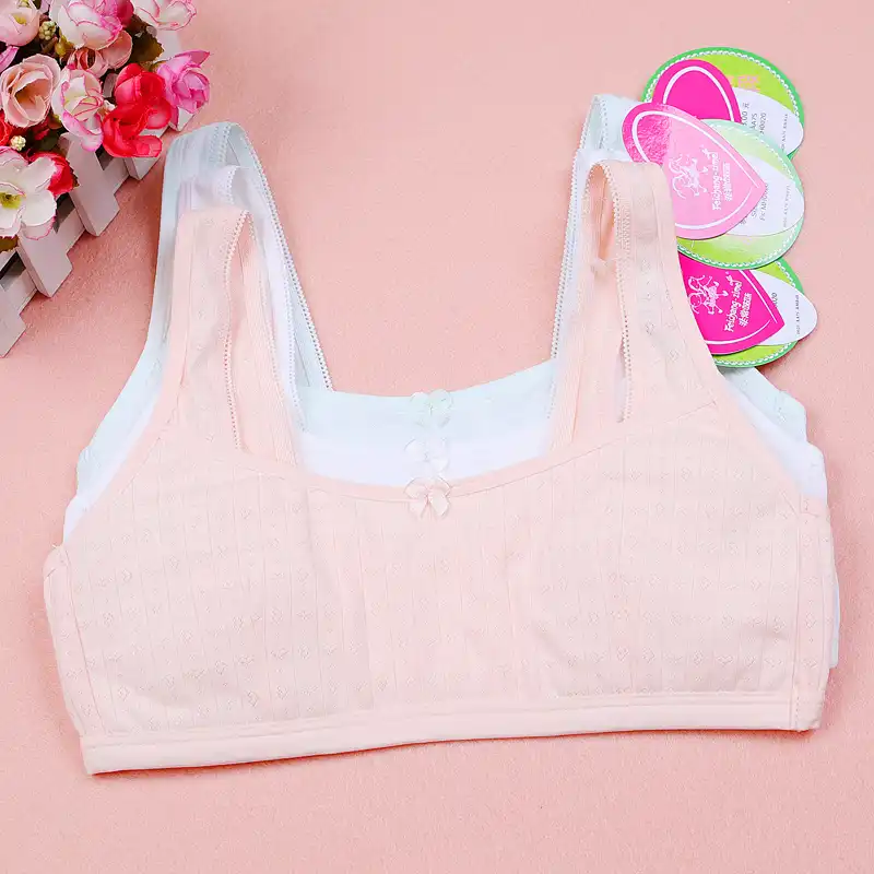 Free Shipping! Feichangzimei Teenage Girl Underwear Training Bras For 9 Year to 12 Year Old