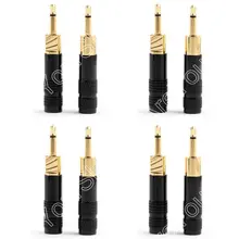 Artudatech 4 Pair 2 5mm Headphone Audio Cable Connector Pin Plug Adapter For Sennheiser HD700 Black Jack Parts