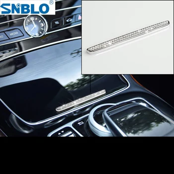 

Car Styling Cup Holder Trim for Mercedes Benz GLC 200 260 2016 2017 2018 Accessories With A Free Towel