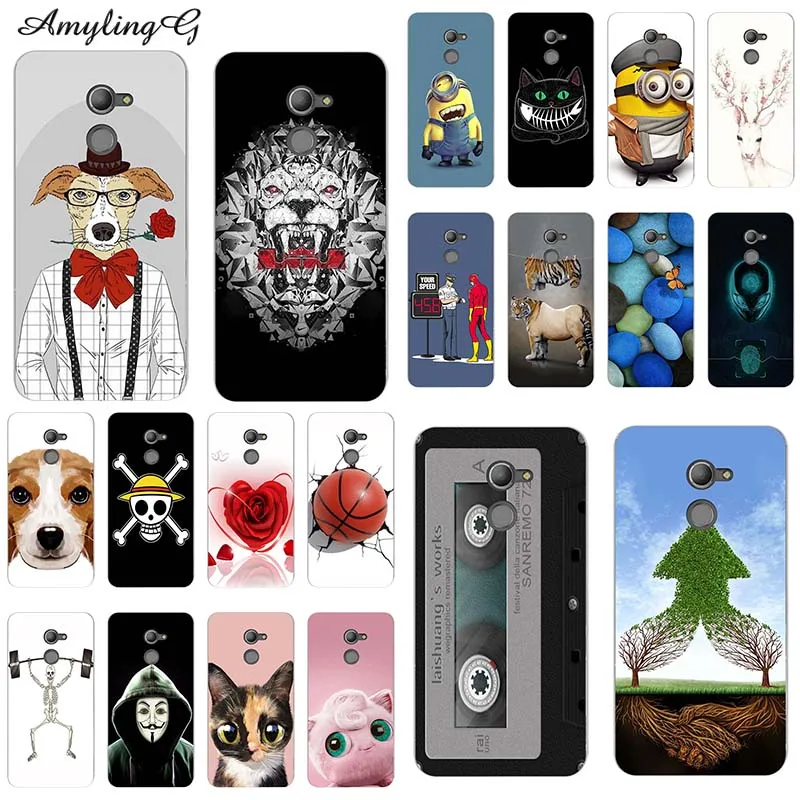 

Design Soft silicone Phone Cases For Vodafone Smart N8 N 8 VDF-610 VDF610 5.0" Soft TPU Cover Print Flower style Fundas Para Cat