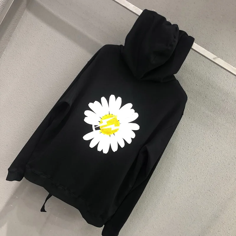 

Oversized Peaceminusone FRAGMENT Black Pullover Women Men Casual High Street Fashion Peaceminusone Flower Hoodie Sweatshi