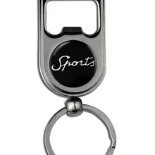 Низкая цена спортивный логотип открывалка для бутылок/Брелок Горячая Распродажа бутылка индивидуальный заказ открывалка дешевые изготовленные на заказ металлическая открывалка для бутылок FH180017