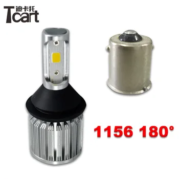 

Tcart 2pcs Auto Led Bulbs P21W BA15S Car LED Front Turn Signals Light 30W COB Signaling Lamps For Opel Vectra C 2003 Antara 2012