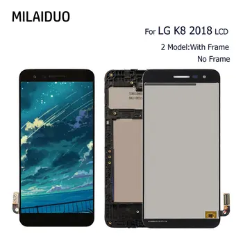 

LCD Display For LG K8 2018 LM-X210MA X210TA SP200 Touch Screen Digitizer Assembly Replacements With Frame 5.0" High Quality